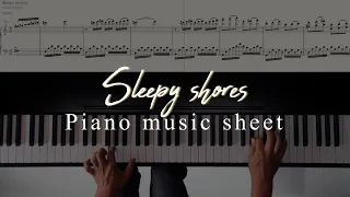 Sleepy shores piano music sheet