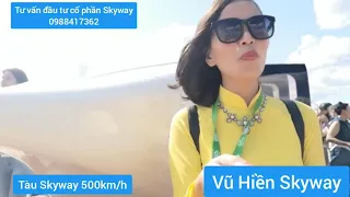 Cổ đông Skyway Việt Nam trực tiếp thăm quan trải nghiệm tàu vận tải Skyway 500km/h tại Belarus.