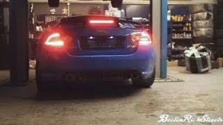 JAGUAR XKR-S - COLD START AND SMOKING PIPES