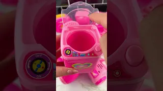 Cute Mini Washing Machine Satisfying Video ASMR! #shorts #mini 🫧