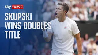 Britain's Neal Skupski wins Wimbledon men's doubles title