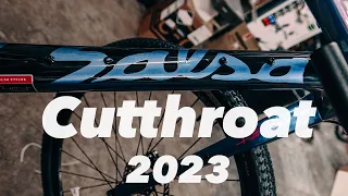 My Salsa Cutthroat 2023 assembly with Flat Tire Co