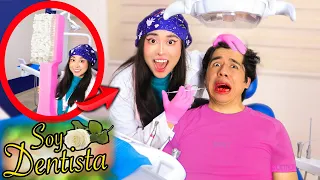 🦷 SOY DENTISTA en la VIDA REAL por 24 HORAS! 👨‍⚕️ Me quitan los DIENTES! QUÉ MIEDO! 😱