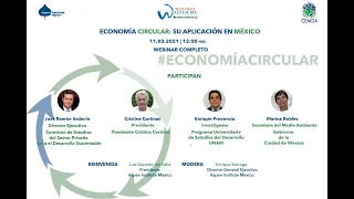Webinar Aspen MX I Economía Circular: Su Aplicación en México