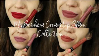 LOOKBOOK || My Sephora Cream Lip Stain Collection ♥