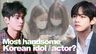 Who is Korea's Most Handsome Kpop Idol / Kdrama Actor? [DK ASKS]