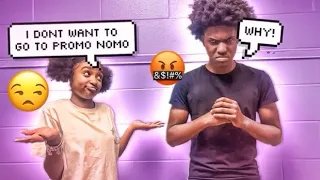 I DONT WANT TO GO TO BAD KID PROM W/YOU ANYMORE 🙅🏽‍♀️❌ON@romantoolit (PRANK) he got mad*😱