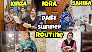 Sahiba Iqra Kinza Ki Daily Summer Routine Kia He | Skin Care Routine | Sara Din Busy Schedule Hota
