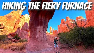 FIERY FURNACE HIKE | Arches National Park | Self-Guided | It's a MAZE!