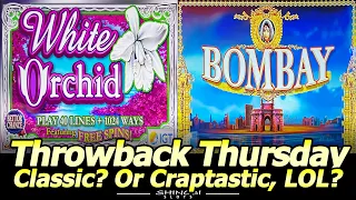 Classic? or Craptastic!? White Orchid and Bombay Slot Machines for Throwback Thursday at Soboba!