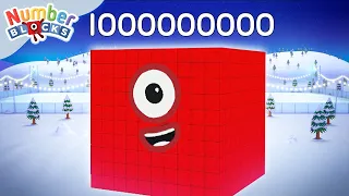 Aprenda a contar de 1 a 1.000.000 para o Natal ⛄🎅🌲 | Episódios completos | Numberblocks em português