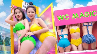 DANCING KUNGFU FLIRTING GIRL PRANK BATTLE NERF Wc Magic Nerf Guns Magic fight crime Green Girl Nerf