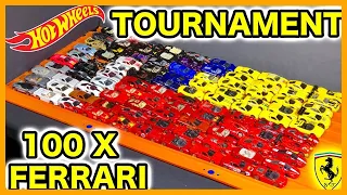 HOT WHEELS 100 x FERRARI SUPER ELIMINATION TOURNAMENT