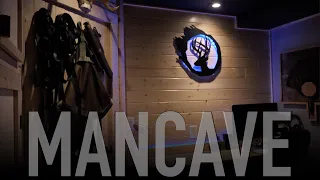 I BUILT a SMALL 10x10ft MAN CAVE // DIY BUILD