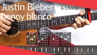 Lonely (Justin Bieber, benny blanco) Guitar Tutorial | Tab, Chords