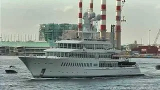 Mark Cuban's Yacht Fountainhead Departs Port Everglades - 1/18/2012