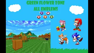 SRB2 Green Flower Zone todos los emblemas (Remake)