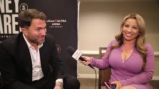 EDDIE HEARN POST FIGHT WITH ADRIANA ON DEVIN HANEY, CANELO vs PLANT, JOSHUA vs USYK & RYAN GARCIA