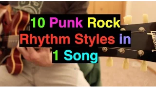 10 Punk Rock Rhythm Styles in 1 Song