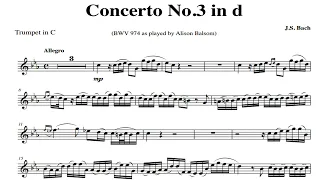 J.S. Bach Concerto No. 3 in D after A. Marcello's Concerto for Oboe and Strings - Alison Balsom