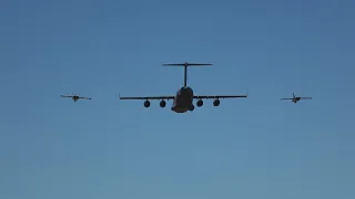 RAAF Classic F/A-18A/B & C17A Globemaster III Avalon Airport