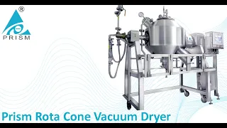 Prism Double Cone Rotary Vacuum Dryer - PRCVD