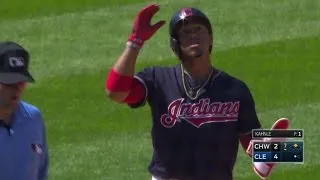 CWS@CLE: Lindor rips an RBI double to extend lead