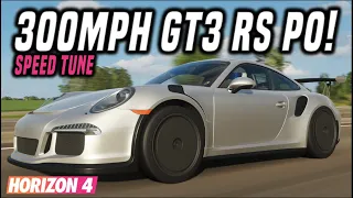 FH4 | Porsche 911 GT3 RS PO Top Speed Tune | 300MPH/483KPH!