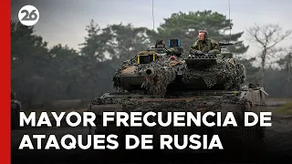 Rusia aumentará la frecuencia de sus ataques contra objetivos militares y occidentales en Ucrania