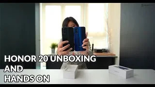 QUAD CAMERAS UP IN HERE! | HONOR 20 Unboxing and First Impressions