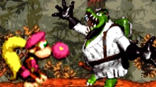 Donkey Kong Country 3 (SNES) All Bosses (No Damage)