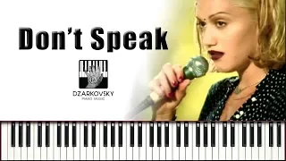 No Doubt - Don't Speak piano cover