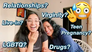 Asking my DESI INDIAN MOM awkward questions you are too afraid to ask!!