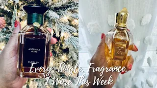 What I Wore This Week | Fragrance Rotation