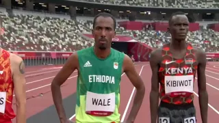 Athletics : Mens 3000m Steeplechase Round 1  Heat 2  Olympics Tokyo 2020