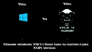 Windows 10 Boot Logo Change - UEFI Version