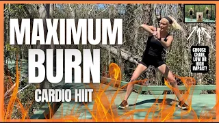 MAXIMUM BURN IN 30 MIN. 🔥 CARDIO HIIT 🔥  ALL LEVEL 3 ROUTINES 🔥 CHOOSE CHAIR, HIGH OR LOW IMPACT