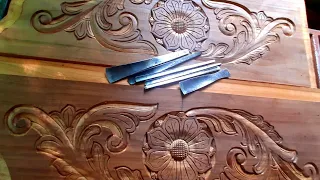 Teak wood carving and wood design |Wood carving drawing|UP wood art|