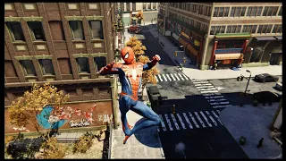 Marvel's Spider-Man PS4 Gameplay Free Roam Advanced Suit