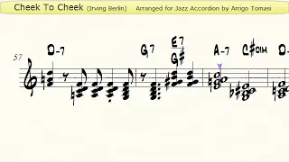 Cheek To Cheek - Jazz Accordion Sheet music