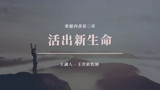 30｜活出新生命｜歌羅西書第三章｜王世欽牧師