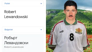 Robert Lewandowski in different languages meme (Part 3)