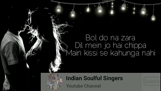 Bol Do Na Zara Full Lyrical Song | Azar | Emran Hashmi | Nargis Fakri | Armaan Malik | Amaal Malik