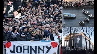 Thousands line Paris streets for Johnny Hallyday funeral