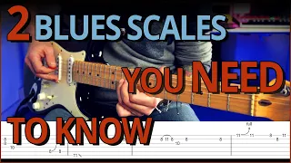 The 2 Main BLUES SCALE Boxes in Action // EASY Guitar Solo with TABS