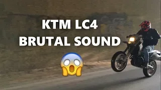 IT'S SUPERMOTO TIME 🔥 KTM LC 4 Akrapovic Brutal Sound | BRAAAP