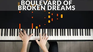 Boulevard Of Broken Dreams - Green Day | Tutorial of my Piano Cover