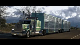 American Truck Simulator 2024 1.49 Peterbilt 379 blueline modding /free wilson scs 2.0 custom /4k