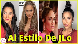 PEINADOS DE JENNIFER LÓPEZ | Jennifer Lopez Hair tutorial