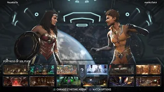 Injustice 2 Wonder woman vs Vixen